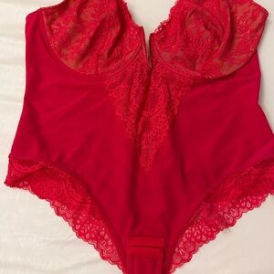 Popilush Bright Pink Bodysuit